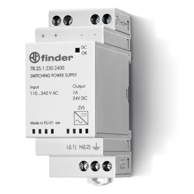 FINDER SPA FIN782512301200 ALIMENTATORE SWITCHING 25W 12VDC 2.1A