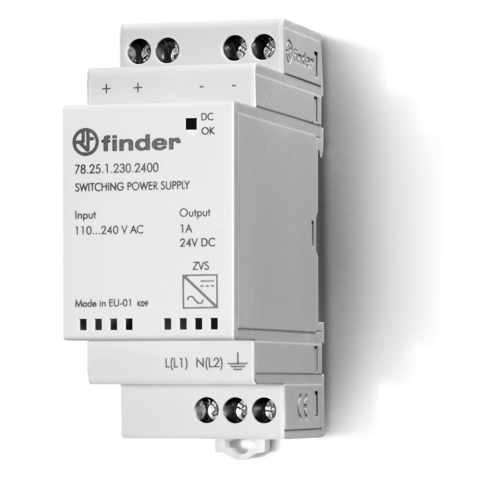 FINDER SPA FIN782512302482 ALIMENTATORE SWITCHING 25W PER OPTA