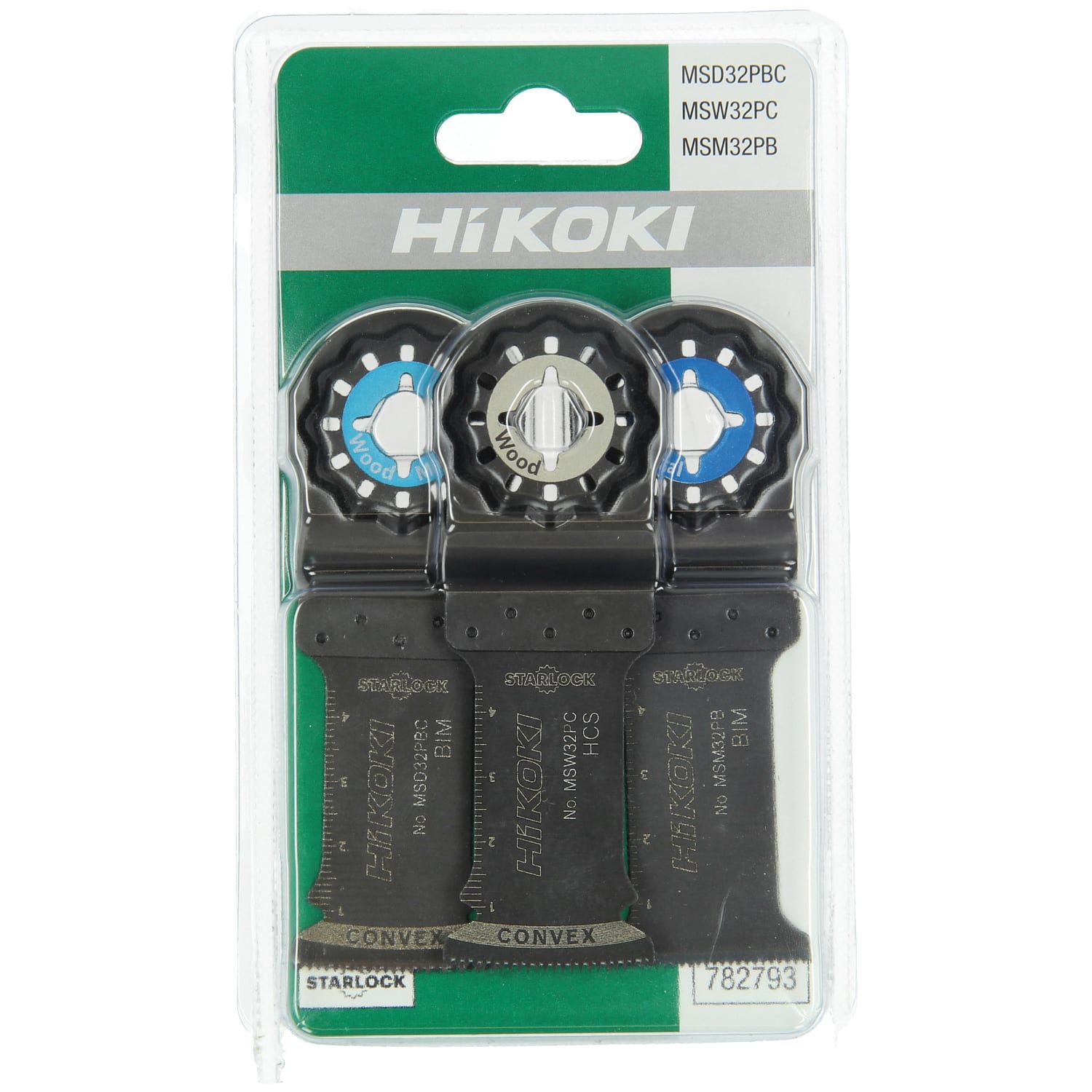 HIKOKI POWER TOOLS HIA782793 KIT 3 LAME X MULTIFUNZIONE