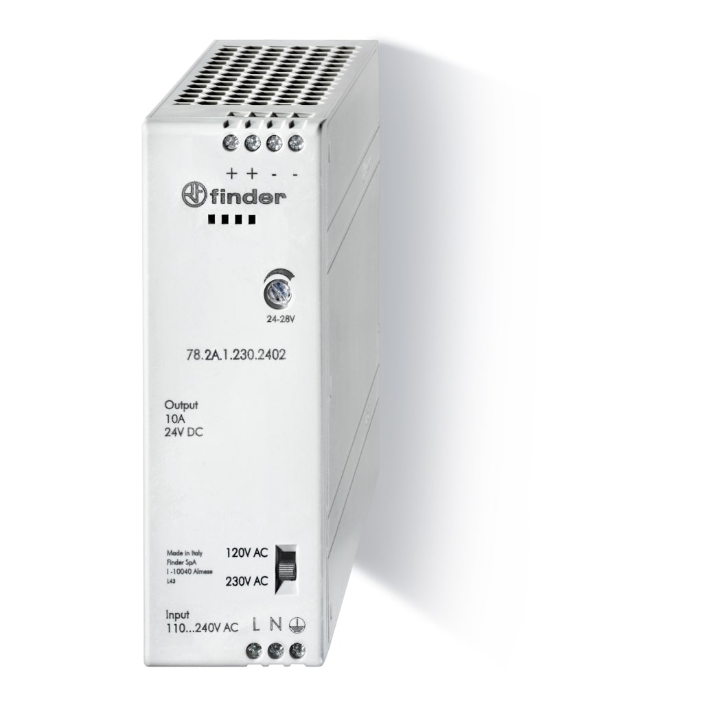 FINDER SPA FIN782A12302402 ALIM.SWITCHING 10A 24VDC PLASTIC