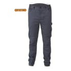 BM SPA BMM078300006 PANTAL. TWILL 250G STRETCH GREY TG.XXXL