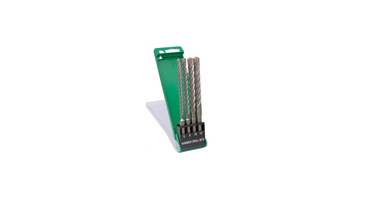 HIKOKI POWER TOOLS HIA783390 KIT 4 PUNTE SDSPLUS 4T DA D.6-12MM