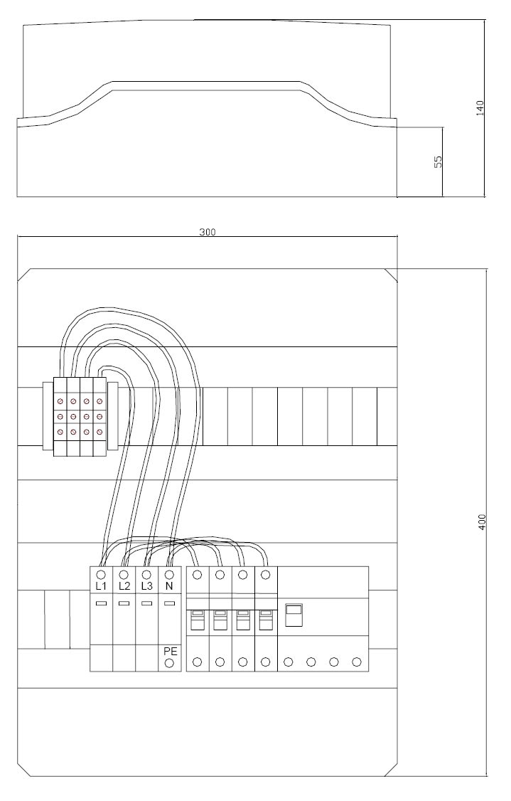 ITALWEBER SPA - ITW7850312G QUADRO DI CAMPO LATO A.C. VERS.292G