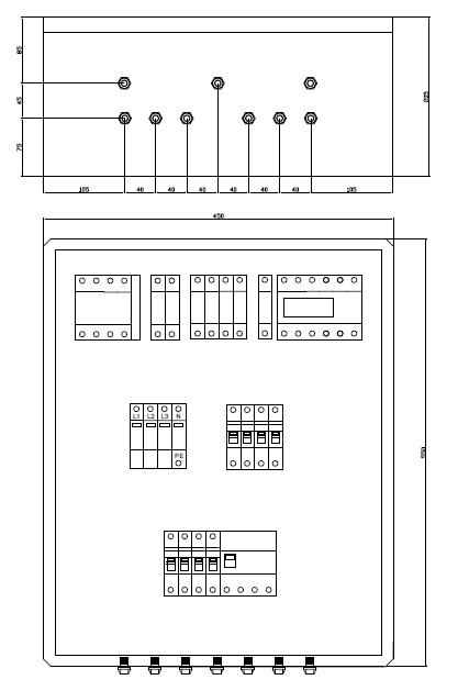 ITALWEBER SPA ITW7850502 QUADRO TRIFASE CEI 0-21 P=15KW