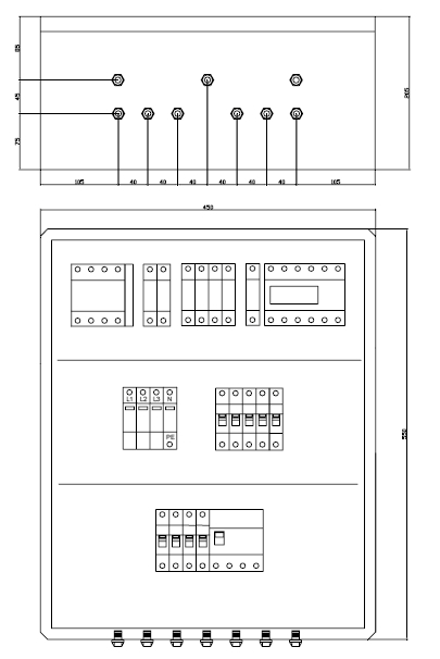 ITALWEBER SPA ITW7850504 QUADRO TRIFASE CEI 0-21 P=30KW