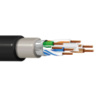 ITC INDUSTRIA TECNIC - ITC64F1DPNM100 4X2 AWG 23 FTP CAT.6 DG PE NERO MAT.100