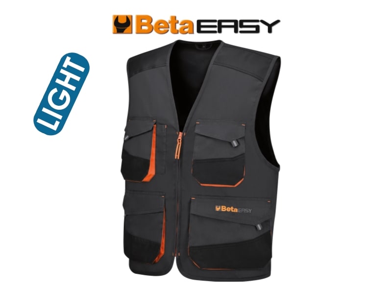 BM SPA BMM078670807 GILET TWILL 180GR EASY GREY TG.XXXXL