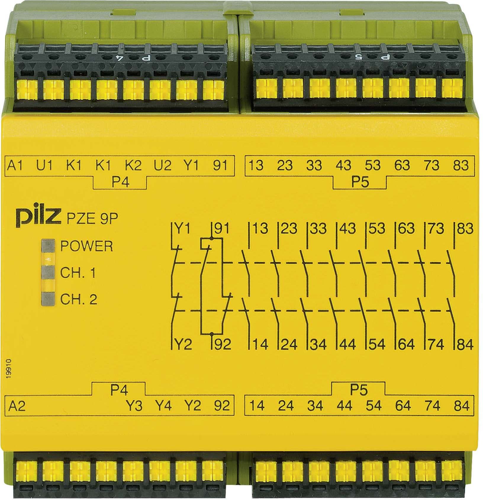 PILZ ITALIA SRL PIZ787140 PZE 9P C 24AC/DC 8NA+1NC