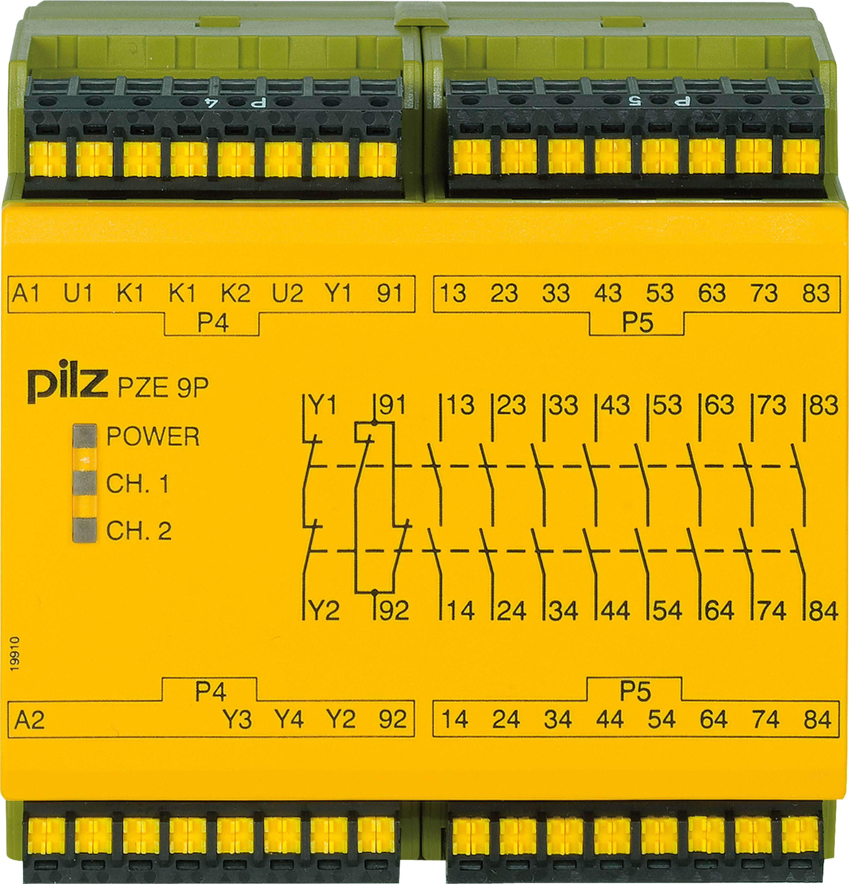 PILZ ITALIA SRL PIZ787148 PZE 9P C 100..240AC/DC 8NA+1NC