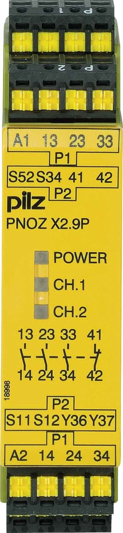 PILZ ITALIA SRL PIZ787300 PNOZ X2.9P C 24DC 3NA+1NC
