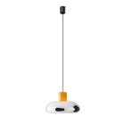 LINEA LIGHT-STILNOVO - SNV9306 TREPIU SOSP.27W CROMO/GIALLO