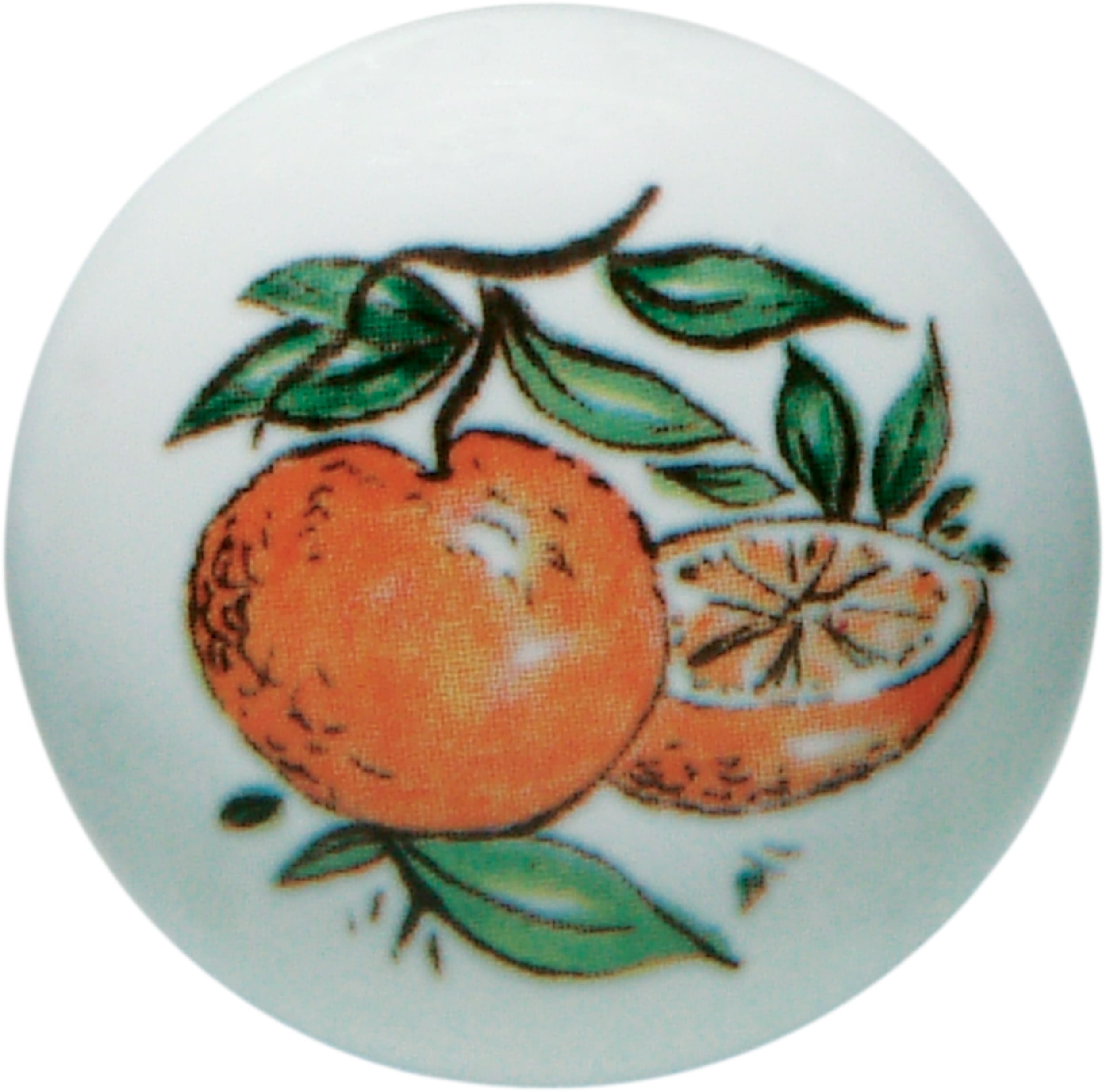 LE PROLUNGHE SAS PRG7901/AR POMELLO PORC. D.3.5CM COMPL.VITE ARANCIO