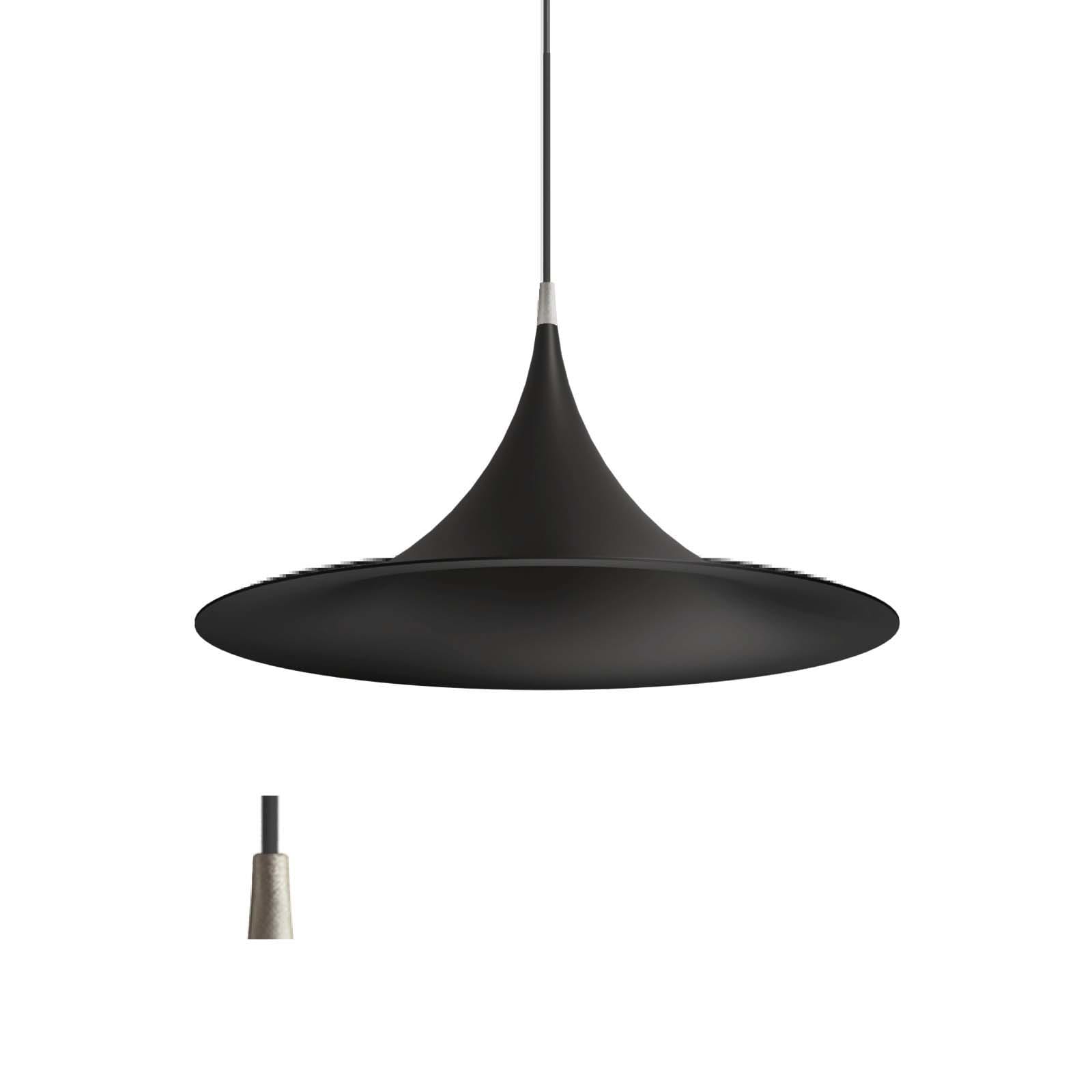 LINEA LIGHT (ILED) ILDCA025AKBEZZ MORGANA TEX BLACK BRUSHED NICKEL