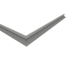 LINEA LIGHT (ILED) - ILD64668 DIRIGO ALU.CORNER EST GR.9006 GOFFR
