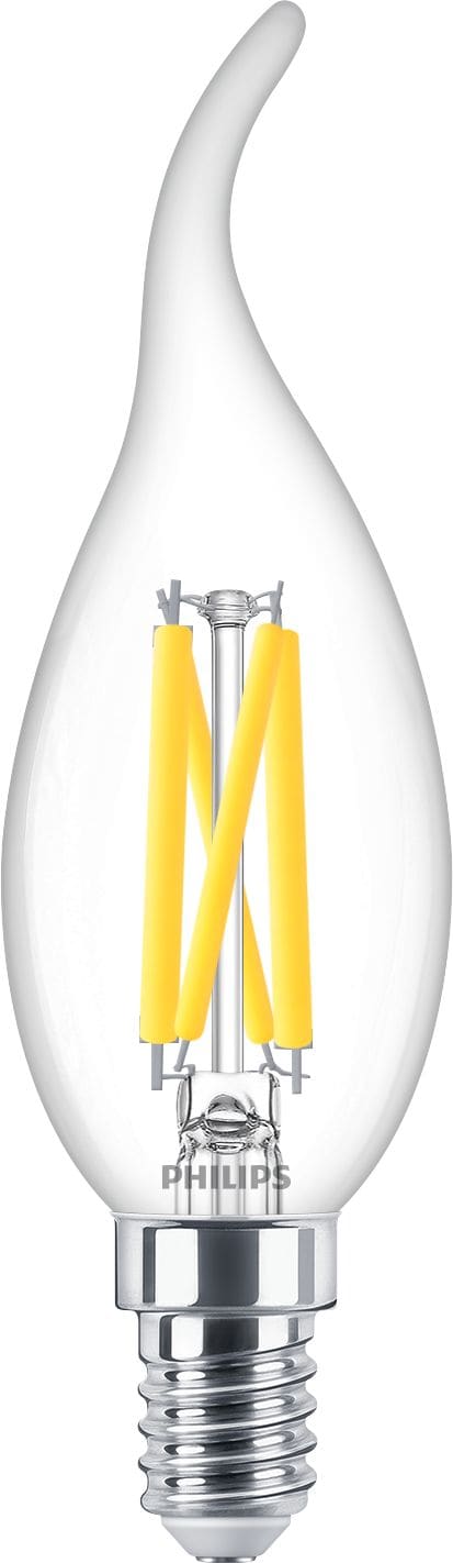 SIGNIFY ITALY SPA PHLMLVEN40927E14 MASTER, LED, BA35, 40 W, E14, 2200 K, 2700 K, 470 lm, CRI 90, 25000 ore, Vetro