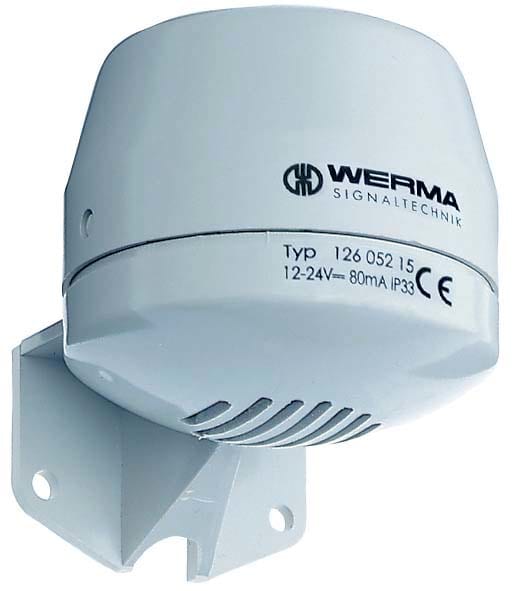 WERMA ITALIA SRL WRA12605215 SIRENA MULTI-SUONO WM 4 SUONI 12-24VDC G