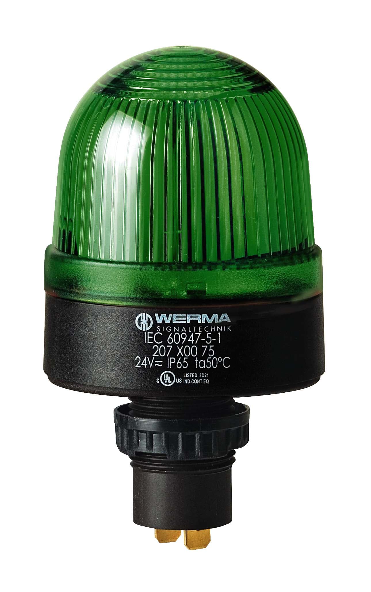 WERMA ITALIA SRL WRA20720075 FANALE A LED A LUCE PERMANENTE EM 24VAC/