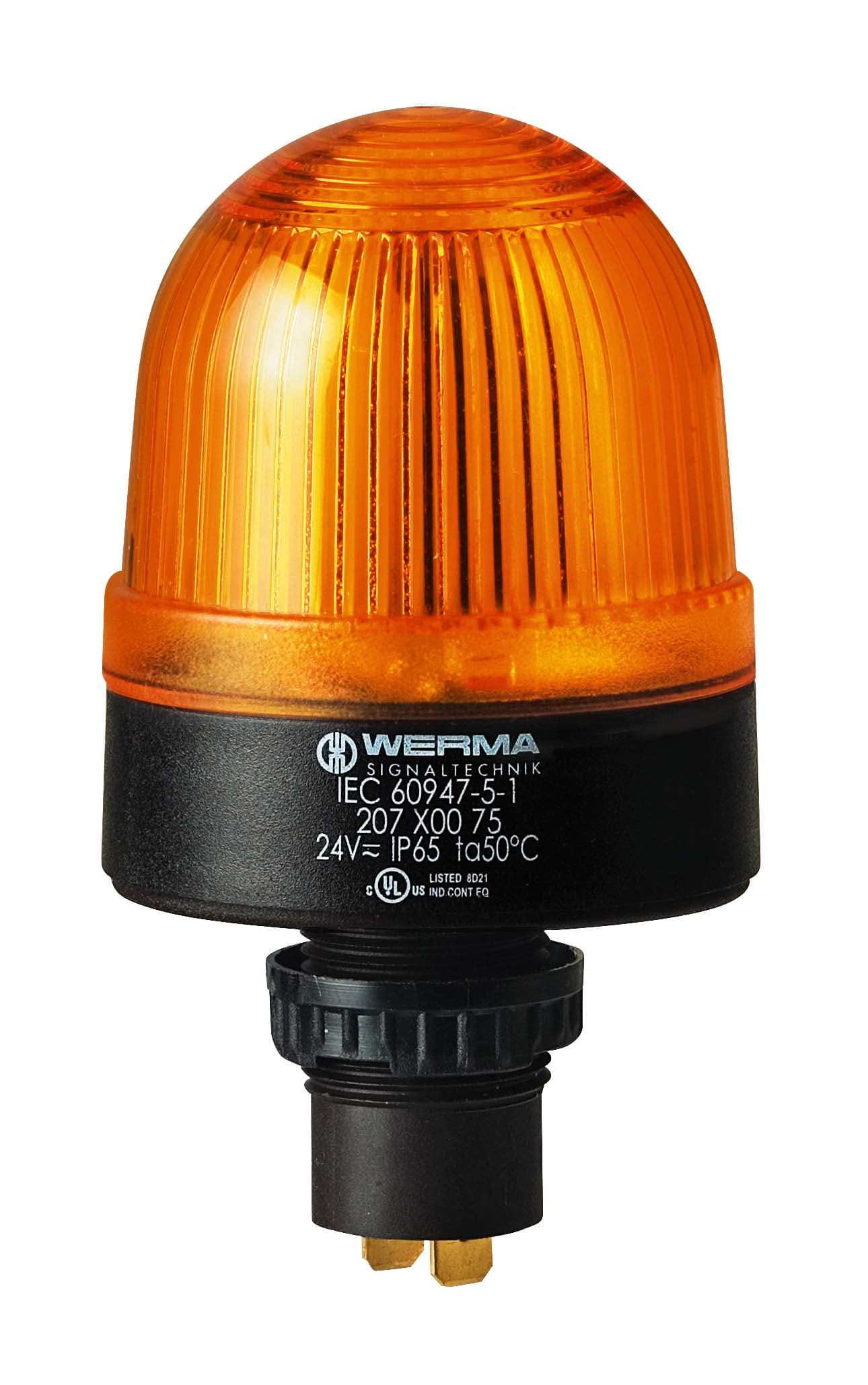 WERMA ITALIA SRL WRA20730075 FANALE A LED A LUCE PERMANENTE EM 24VAC/