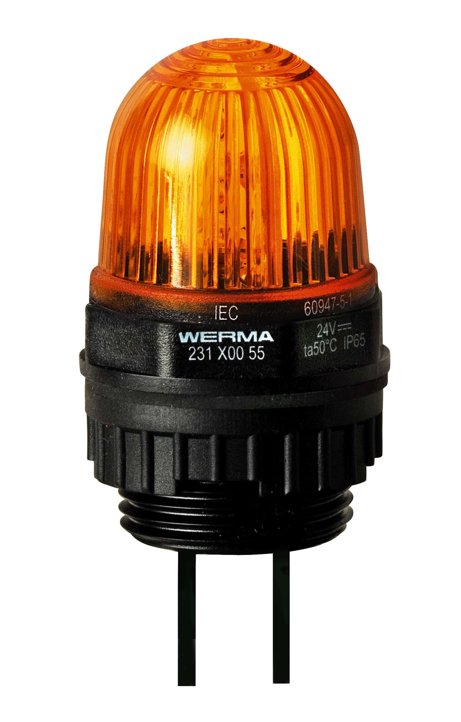 WERMA ITALIA SRL WRA23130055 MICRO LAMPADA DA INCASSO A LED 24VDC YE