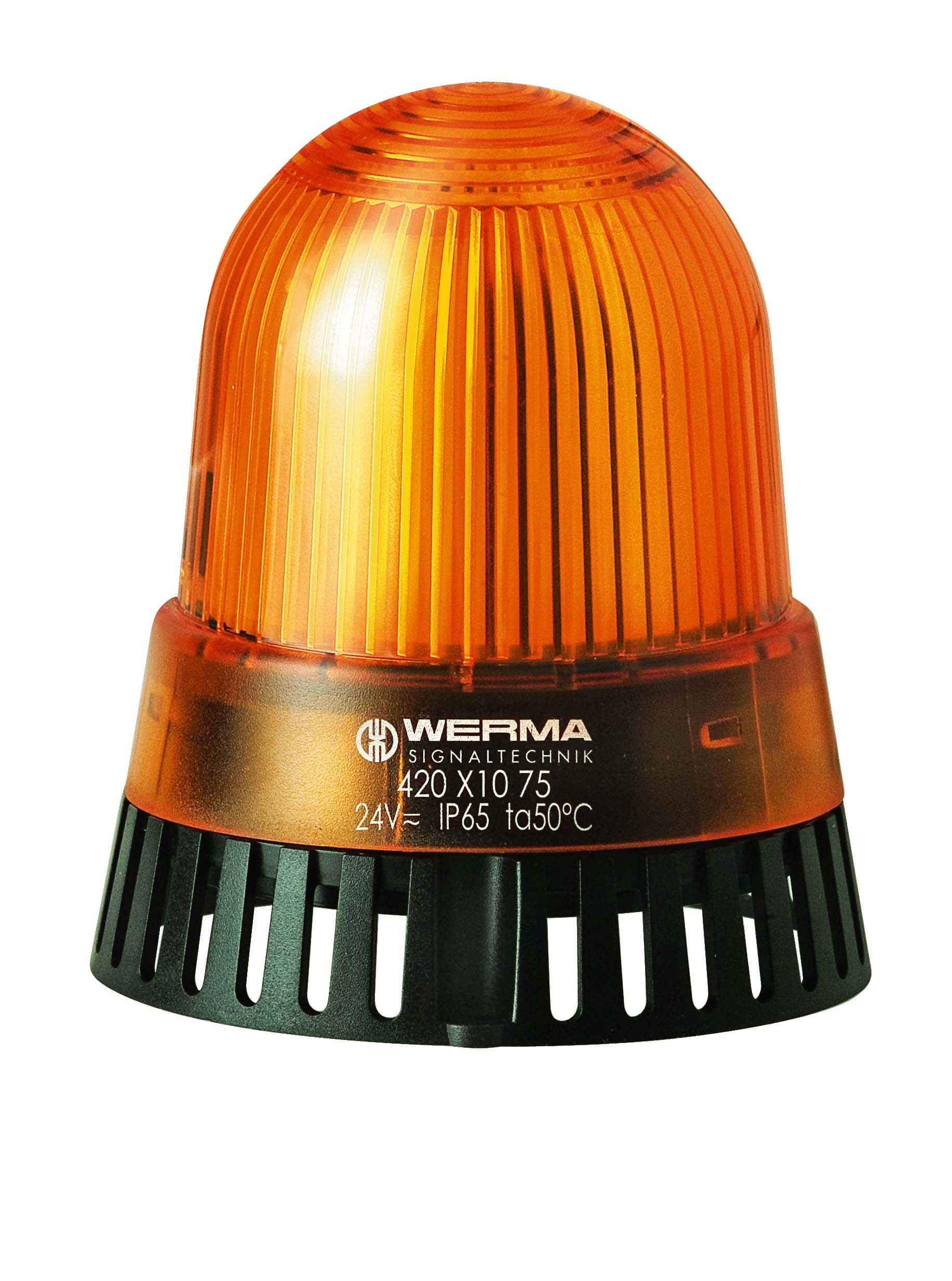WERMA ITALIA SRL WRA42032075 SIRENA A LED MULTI-SUONO BM 8 SUONI 24VA