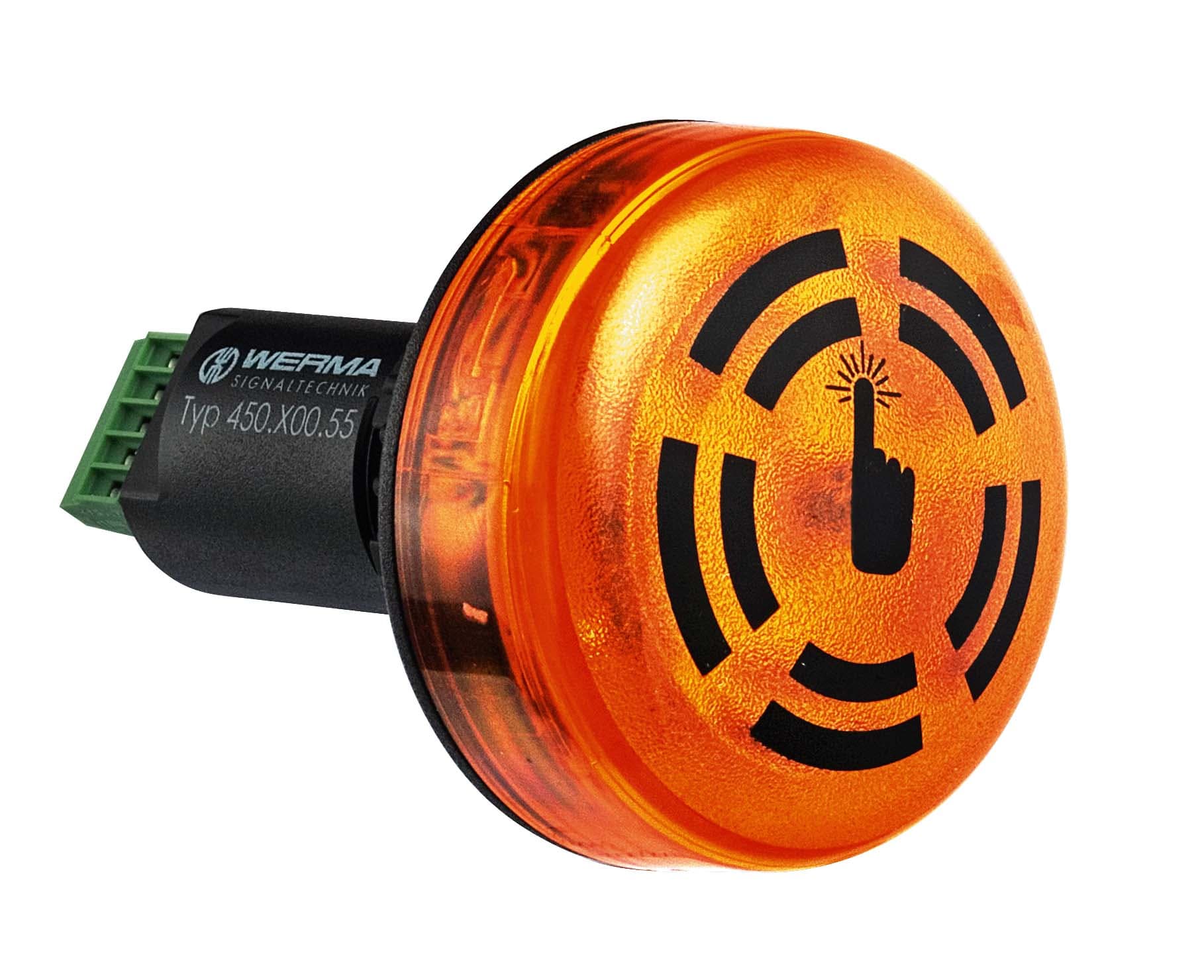 WERMA ITALIA SRL WRA45030055 RONZATORE A LED EM PERMANENTE 24VDC YE
