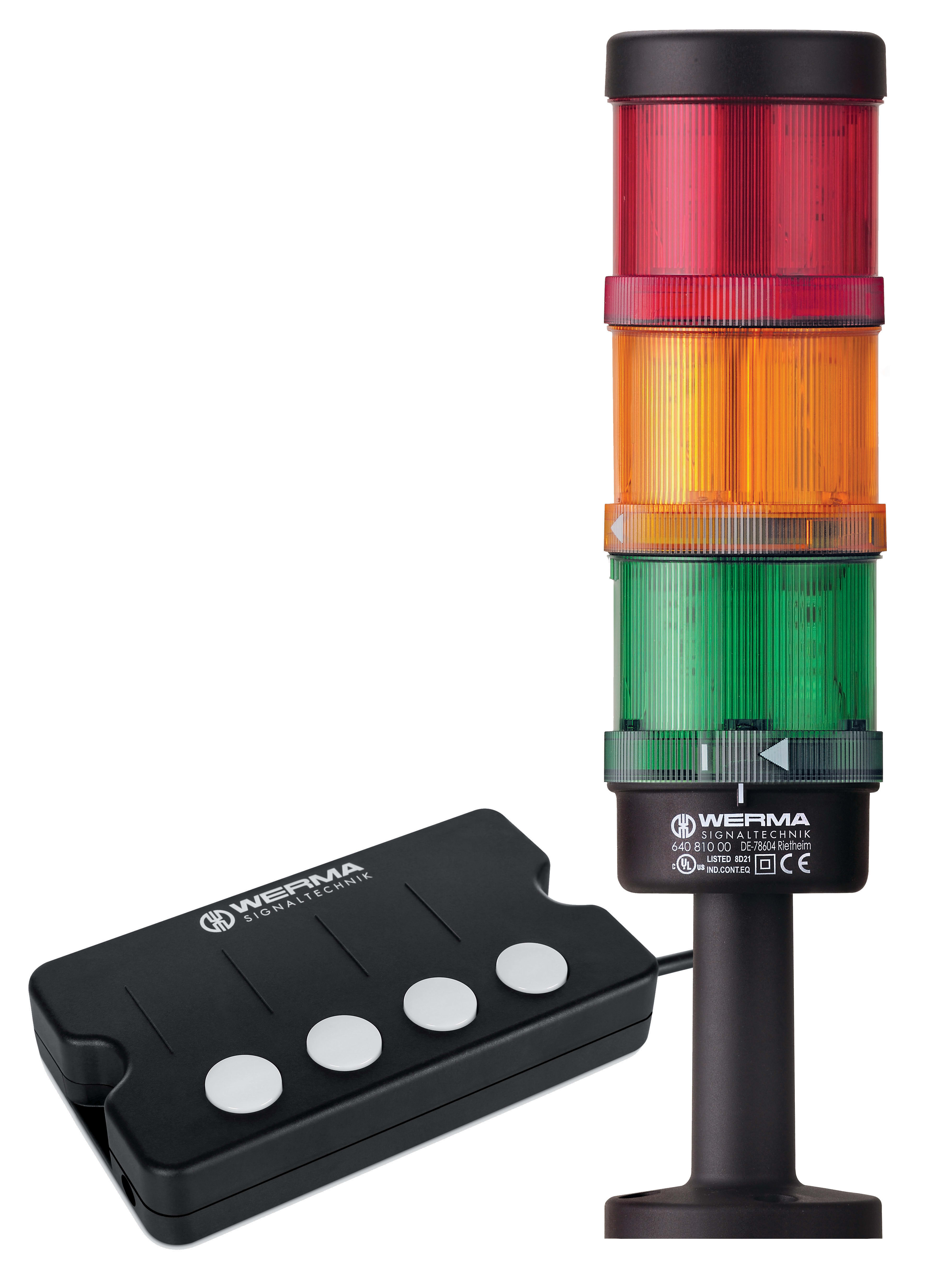 WERMA ITALIA SRL WRA64926001 ANDONLIGHT KS71 GN/YE/RD