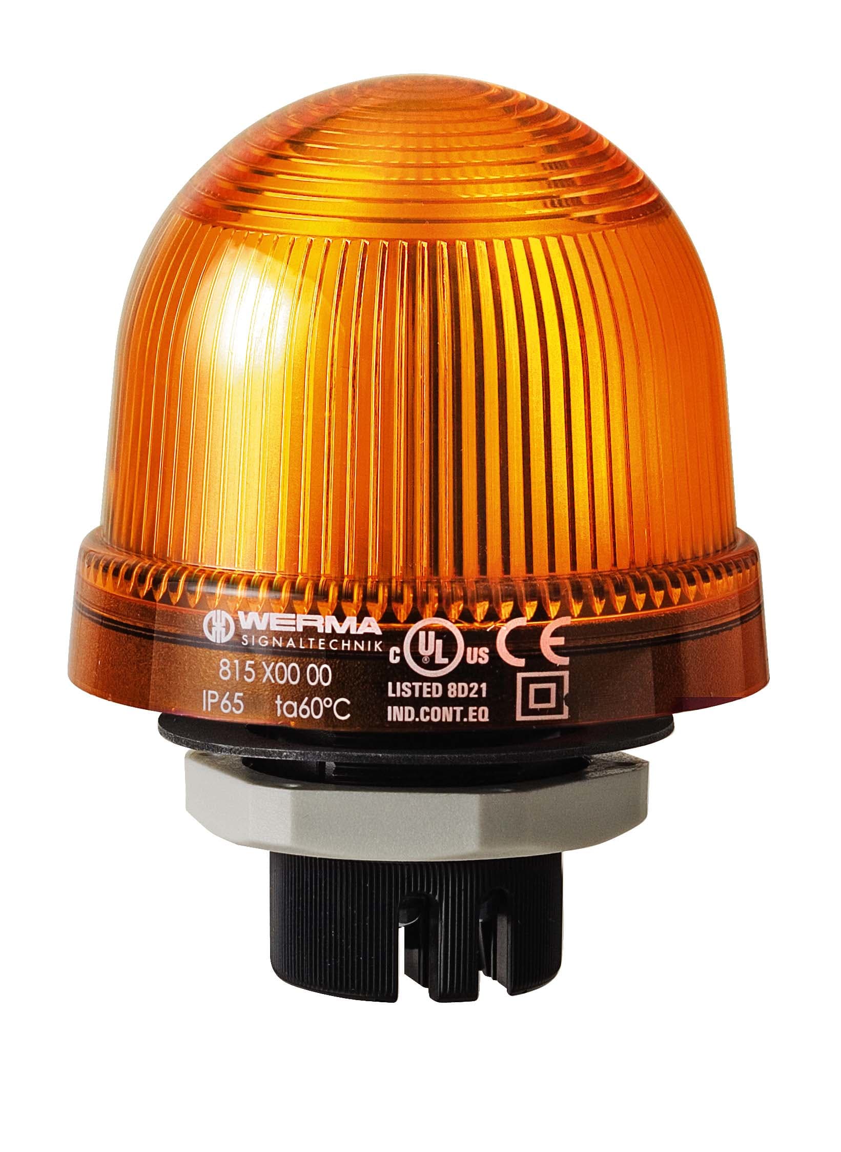 WERMA ITALIA SRL WRA81631055 FANALE LAMPEGGIANTE A LED EM 24VAC/DC YE