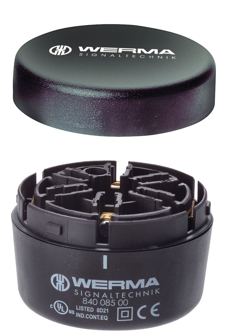 WERMA ITALIA SRL WRA84008500 ELEMENTO TERMINALE BWM 12-230VAC/DC BK