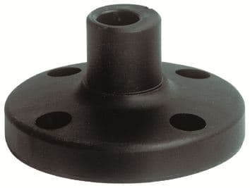 WERMA ITALIA SRL WRA97584090 BASE PER TUBO D25MM, PLASTICA BK