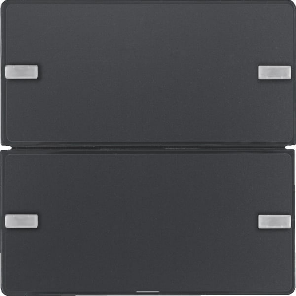 BERKER BRK80142326 SENS.A TASTI DOPPIO KNX - Q1/Q3 ANTRACIT