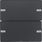 BERKER BRK80142326 SENS.A TASTI DOPPIO KNX - Q1/Q3 ANTRACIT