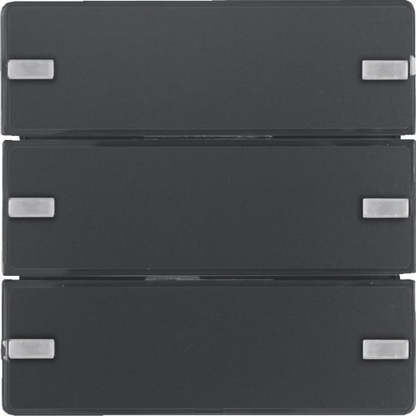 BERKER - BRK80143326 SENS.A TASTI TRIPLO KNX - Q1/Q3 ANTRACIT
