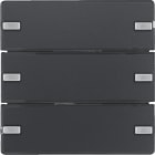 BERKER BRK80143326 SENS.A TASTI TRIPLO KNX - Q1/Q3 ANTRACIT