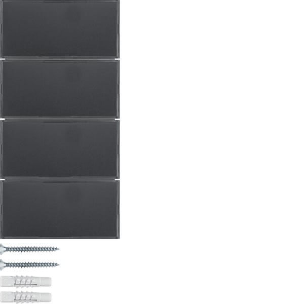 BERKER BRK80164785 SENS.TASTI QUADR KNX S1/B3/B7 X ANTR+ALU
