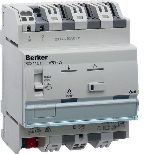 BERKER - BRK80311011 MOD.KNX TP DIMMER RLC 1 OUT 300W 230V 4M