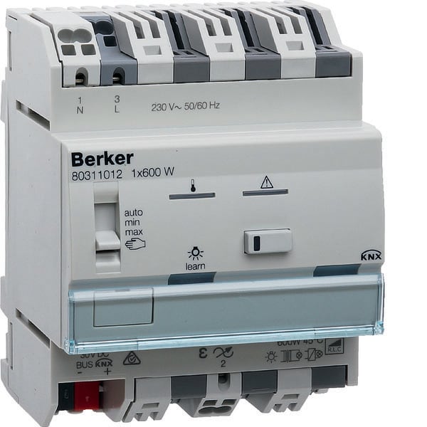 BERKER - BRK80311012 MOD.KNX TP DIMMER RLC 1 OUT 600W 230V 4M
