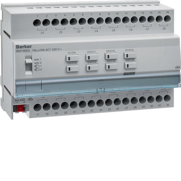 BERKER - BRK80319004 MOD.TP 16OUT 16A AC1 230V CAR.CAPACIT.8M
