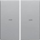 BERKER BRK80960321 COPRITAST. X MOD DOPP KNX - Q1/Q3 ALU