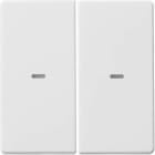 BERKER - BRK80960329 Abdeckung fur Tastsensor-Modul 2fach KNX