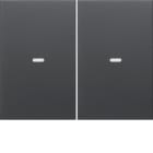 BERKER BRK80960375 COPRITAST. X MOD DOPP KNX - K1/K5 ANTR