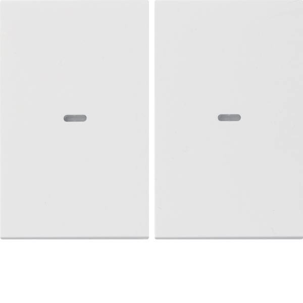 BERKER BRK80960379 COPRITAST. X MOD DOPP KNX - K1/K5 BILUC.