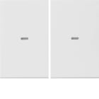 BERKER BRK80960379 COPRITAST. X MOD DOPP KNX - K1/K5 BILUC.