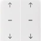 BERKER - BRK80961389 Abdeck. Tast.-M. 2f. Pfeil S.1/B.x pw