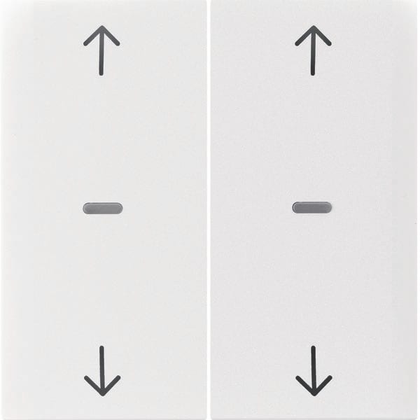 BERKER - BRK80961389 Abdeck. Tast.-M. 2f. Pfeil S.1/B.x pw