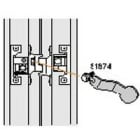 BTICINO - BTI81874 MAS HD LAMIERA -8 VITI AFFIANCAMENTO ARM