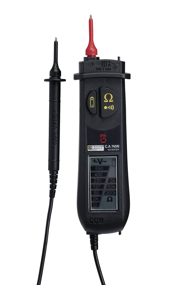 A.M.R.A. SPA AMRP01191743Z CHAUVIN ARNOUX CA 745N TESTER TENSIONE A