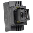 FANTON SRL - FME82904 ALIM.USB-A+C 3A INC.KEYSTONE COMPATTO NE