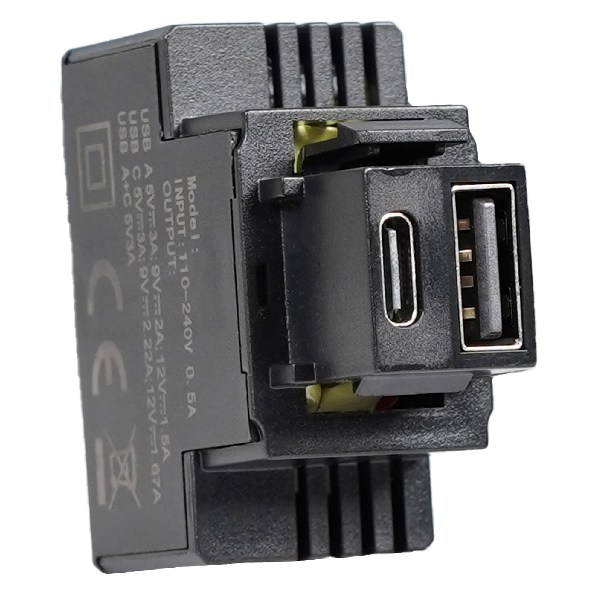 FANTON SRL FME82904 ALIM.USB-A+C 3A INC.KEYSTONE COMPATTO NE