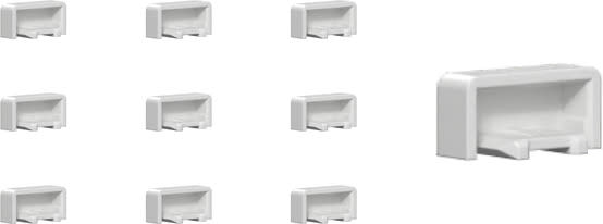 GIRA - GIR831500 10 x calotta terminale bin.fase Accessor