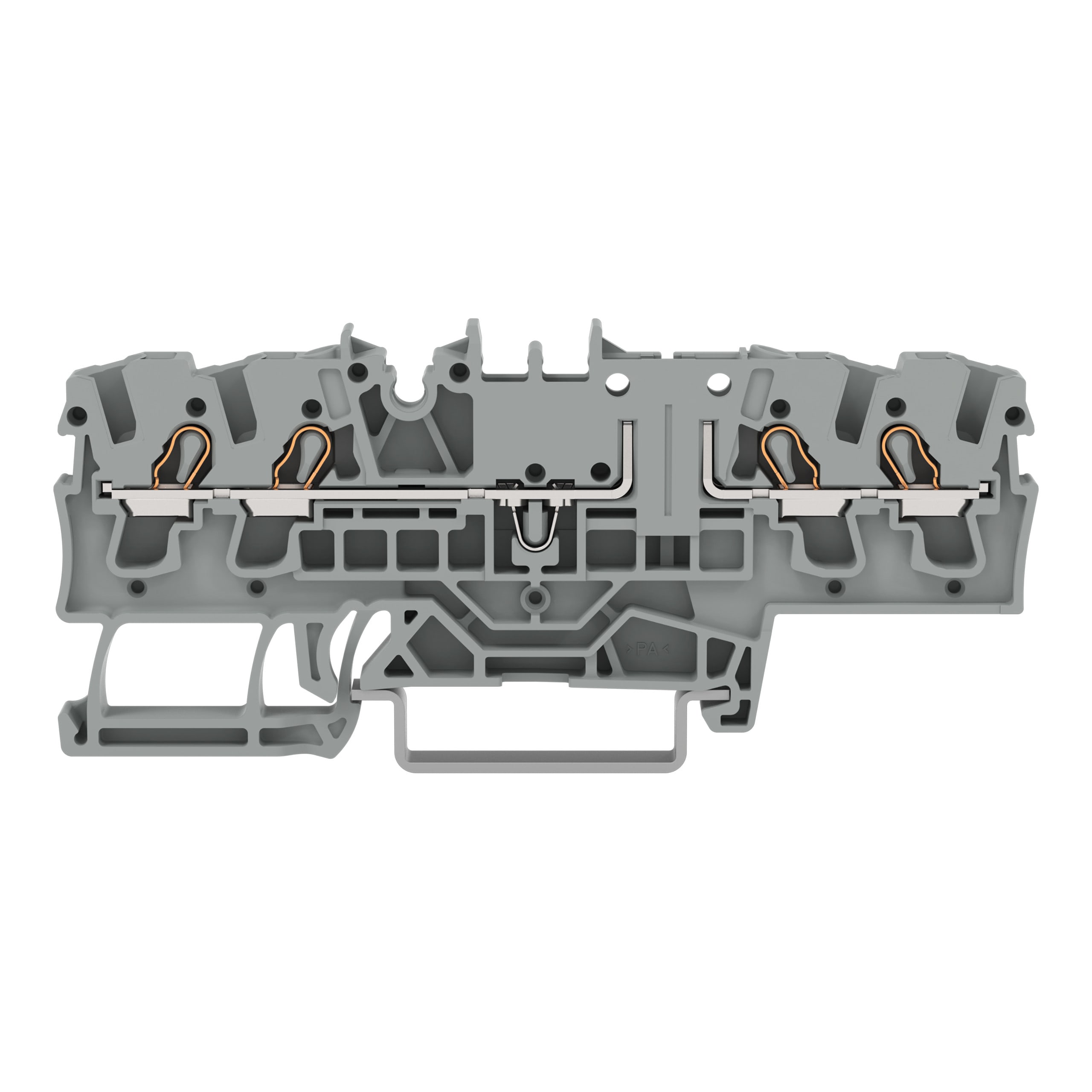 WAGO ITALIA SRL WAG2002-1861 MORSETTO DI BASE PER 4 CONDUTTORI GRIGIO